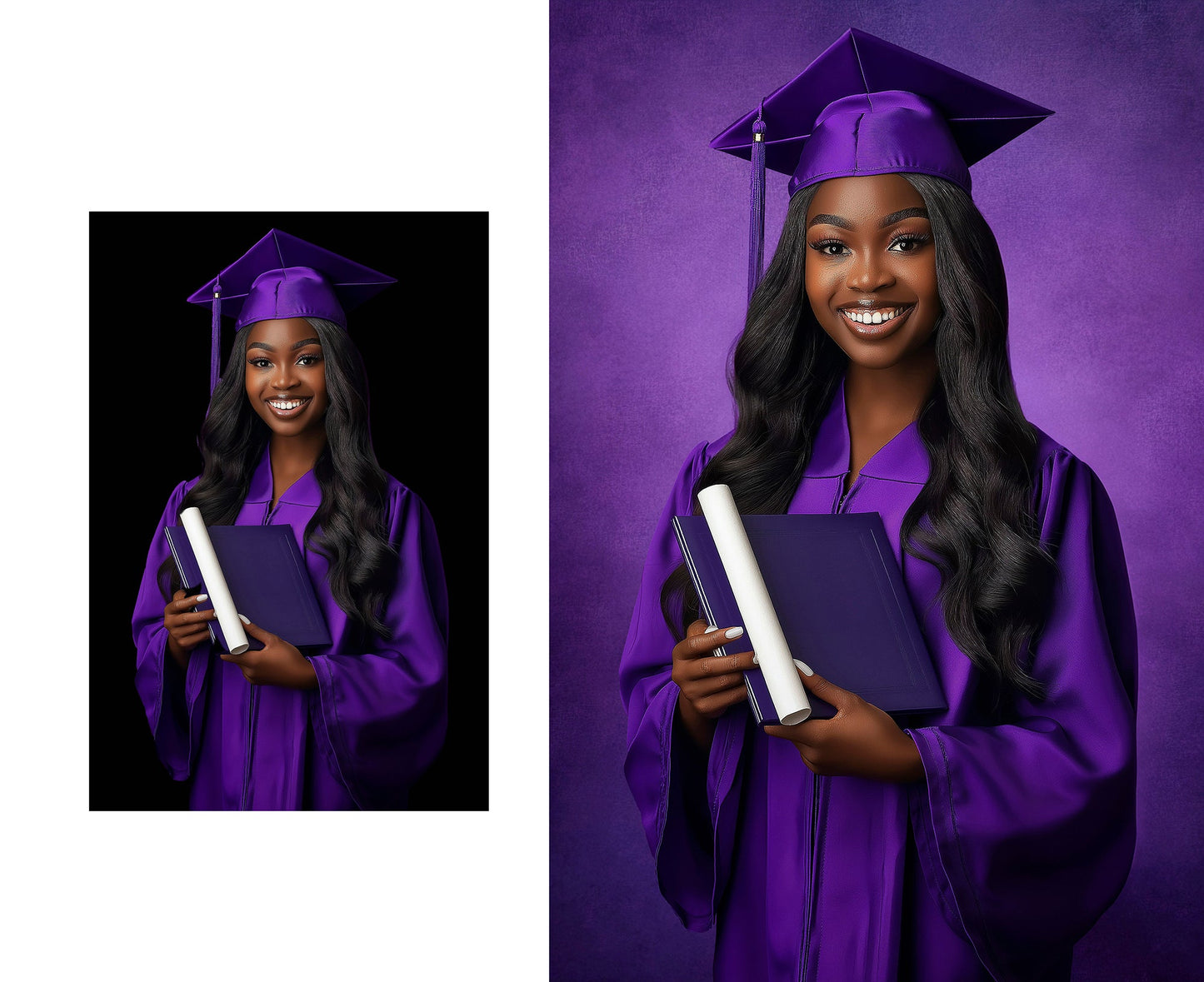 Painterly texture for senior photo editing