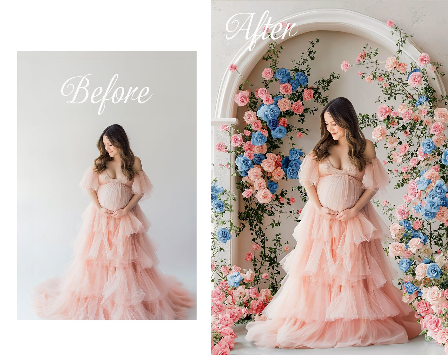 25 Floral Arch Digital Backdrops Set Overlay Maternity Backdrop Floral Overlays Art Newborn Studio Backdrop Photoshop Fine Art Backgrounds
