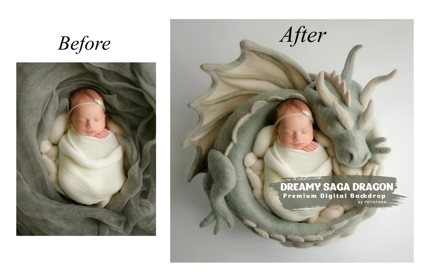 Dreamy Saga Dragon Newborn Digital Backdrops Dragon Felted Backgrounds Newborn Baby Girl Baby Boy Floor Art The Year Of Dragon Composited Photoshop Backdrops