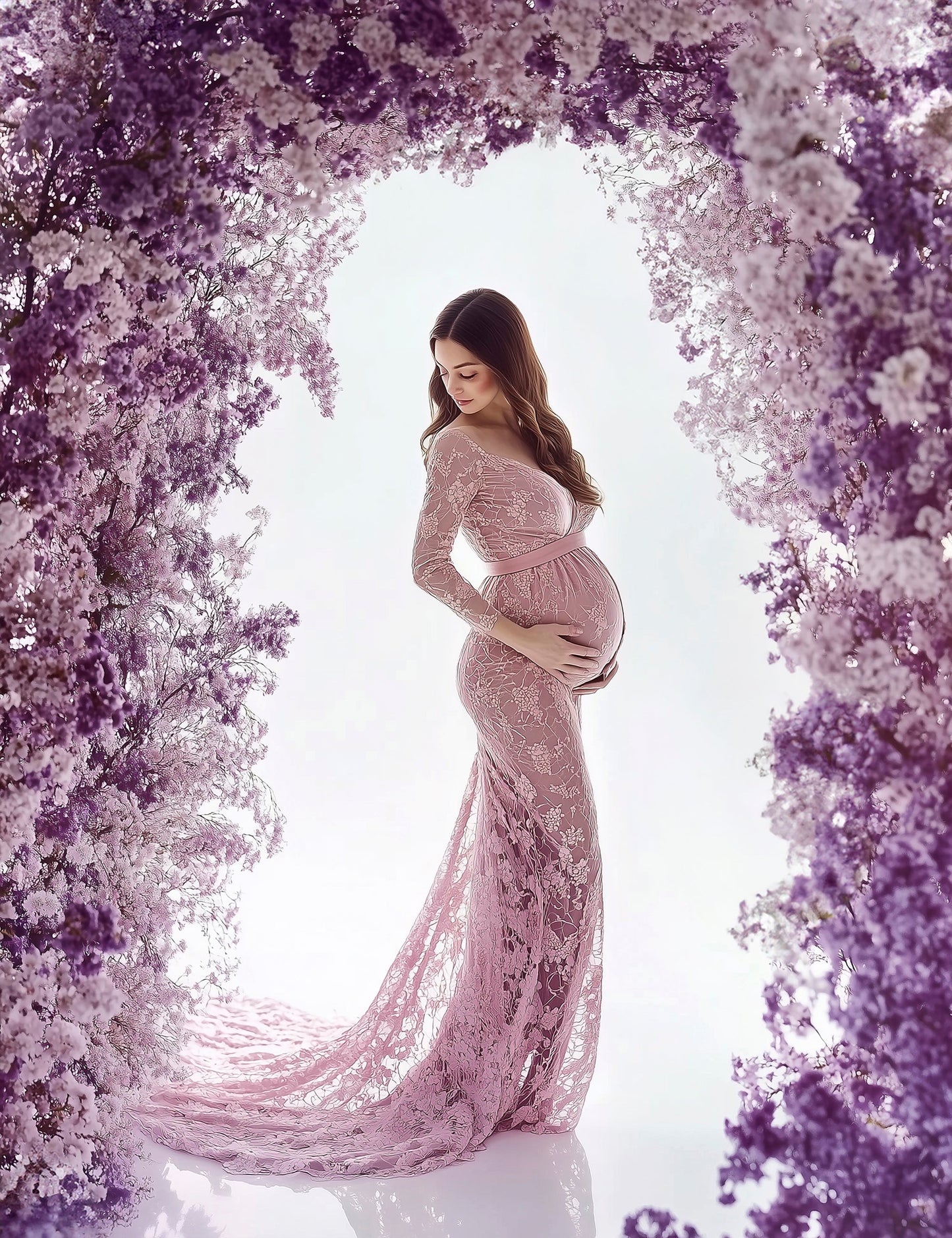 Digital backlit scene for Photoshop portrait edits