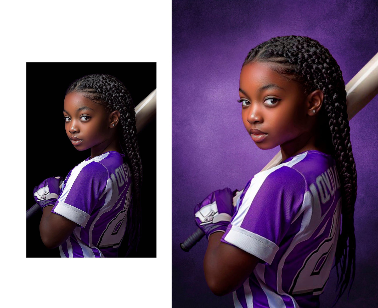 Rembrandt Digital Backdrops School Senior Portrait