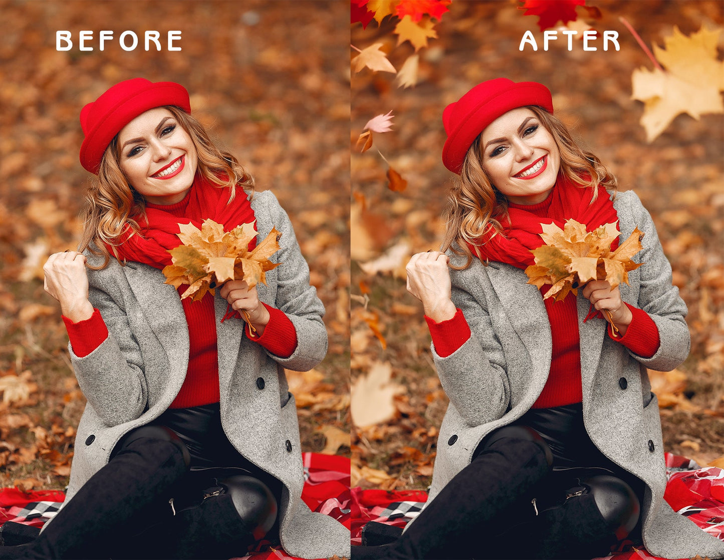 Autumn Leaves PNG Overlays