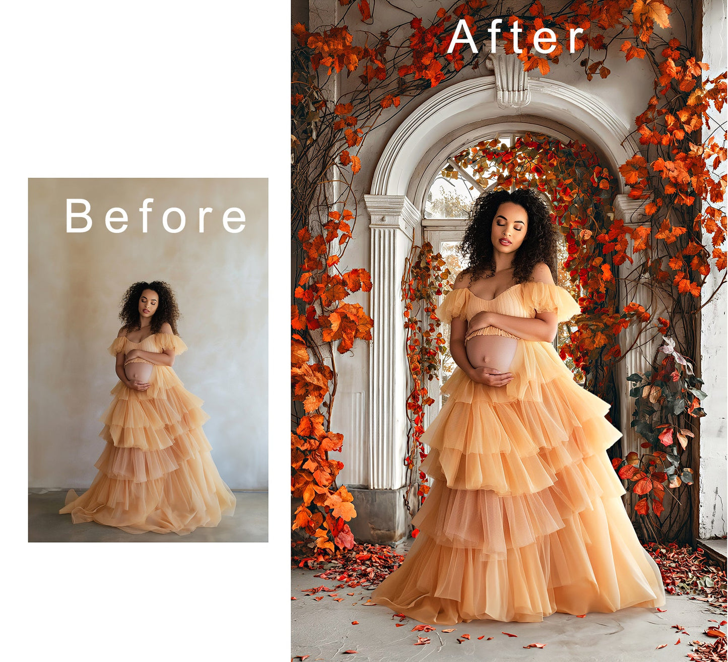 Autumn Digital Backdrops Fall Photoshop