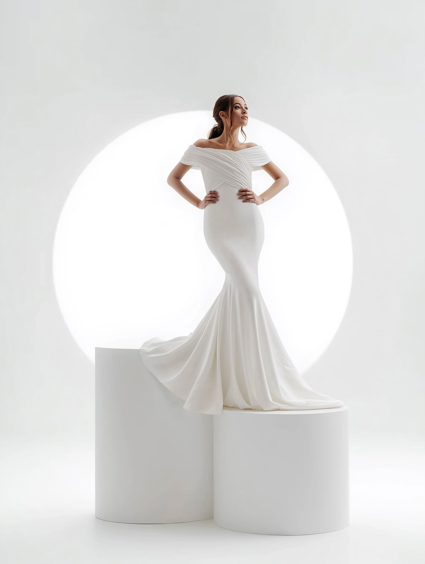 Elegant Photoshop backdrop with soft lighting