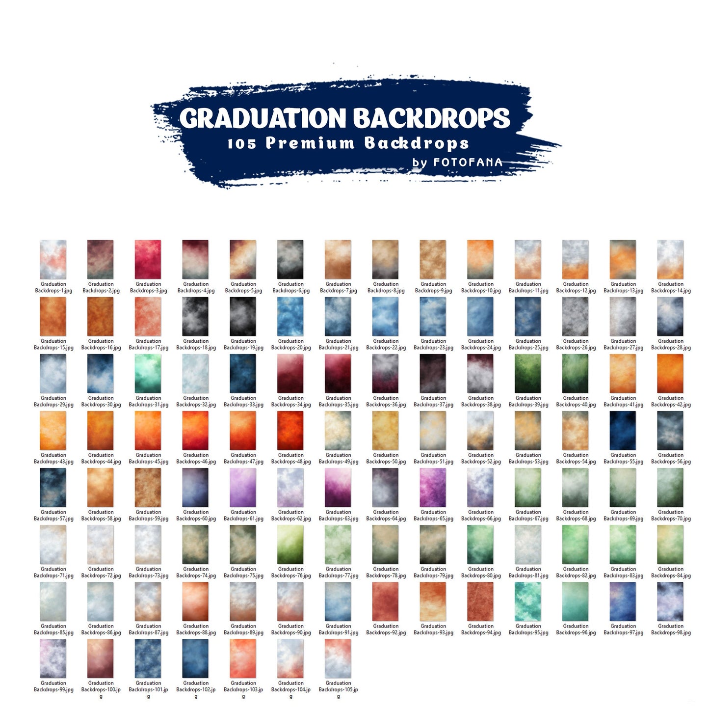 105 Graduation Backdrops Professionally Crafted School Portraits Grunge Abstract Old Master Digital Backdrop Senior Portrait Backdrop Art 1