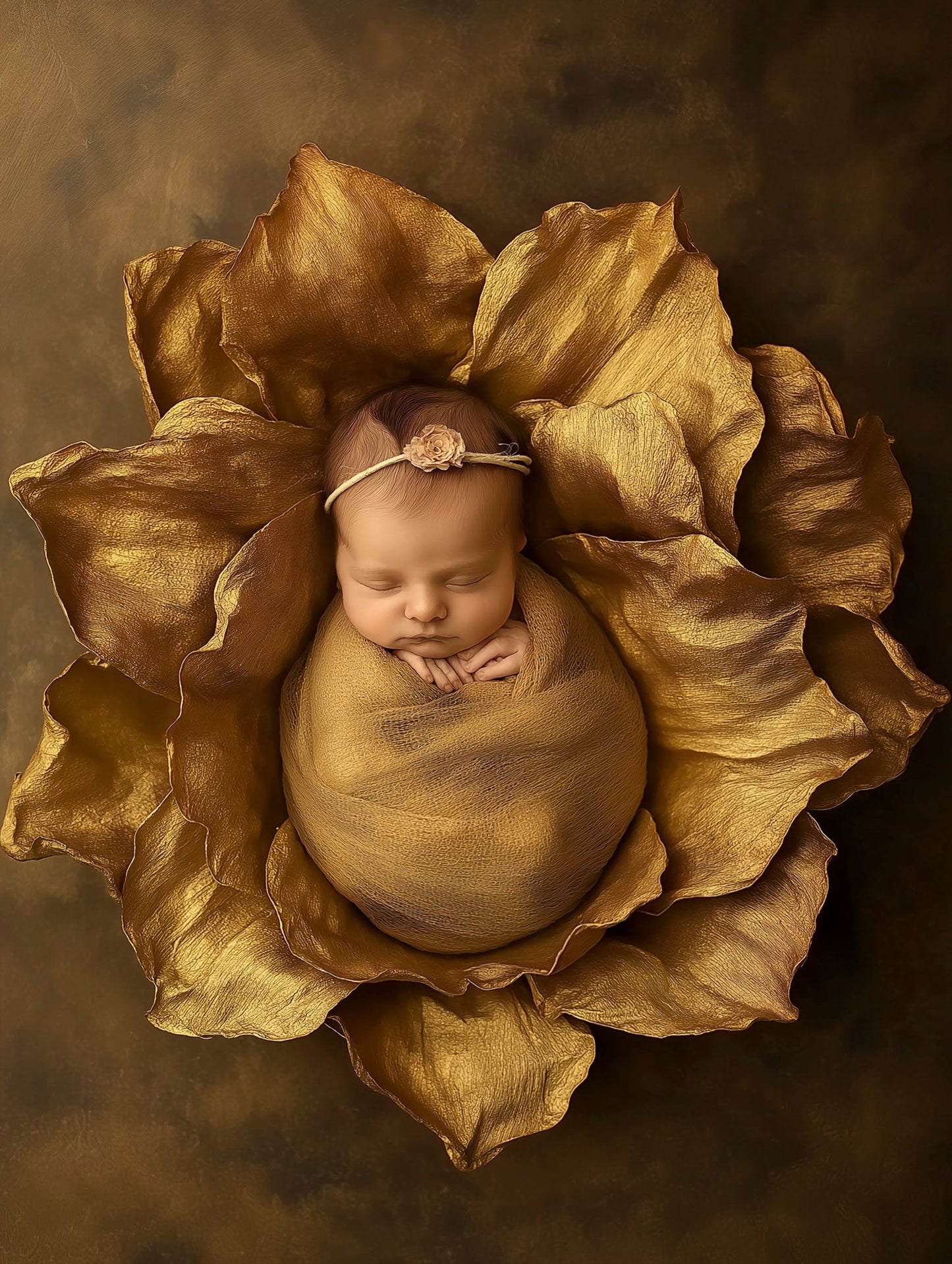 Newborn Digital Backgrounds Large Flower