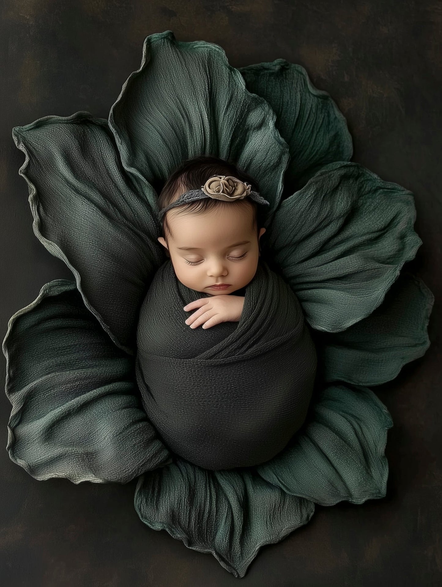 Newborn Digital Backgrounds Large Flower