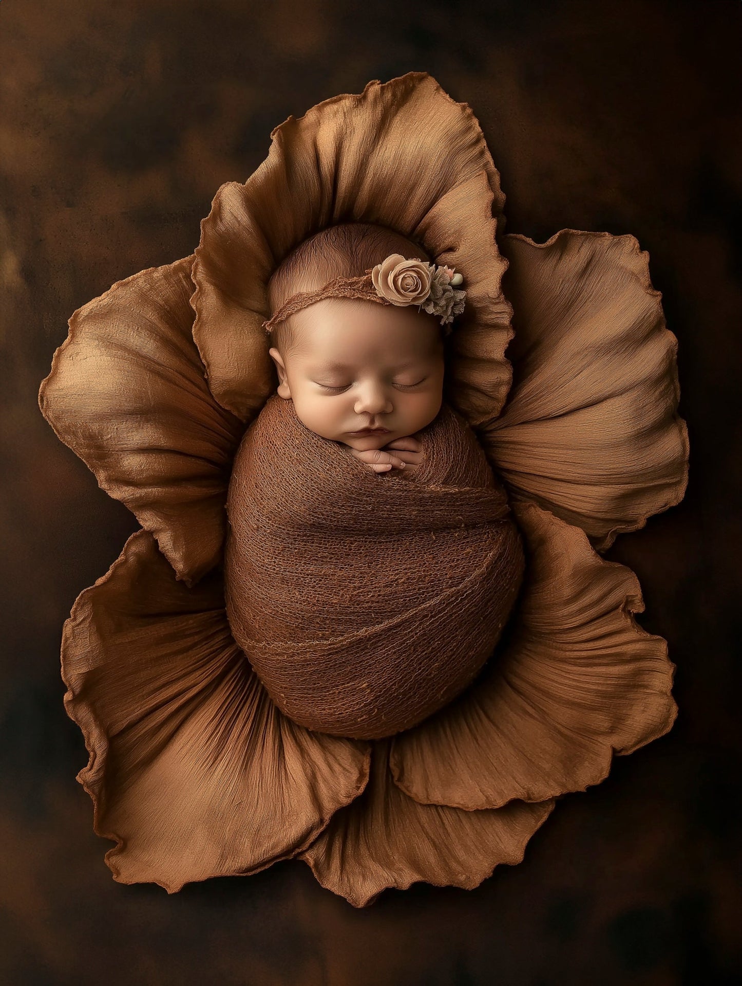 Newborn Digital Backgrounds Large Flower