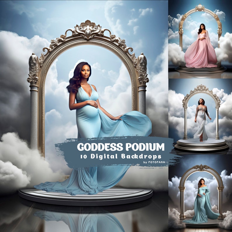 Maternity Digital Backdrops – Goddess Podium Fine Art Backgrounds