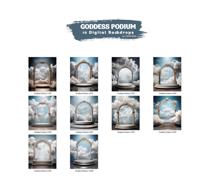 Maternity Digital Backdrops – Goddess Podium Fine Art Backgrounds