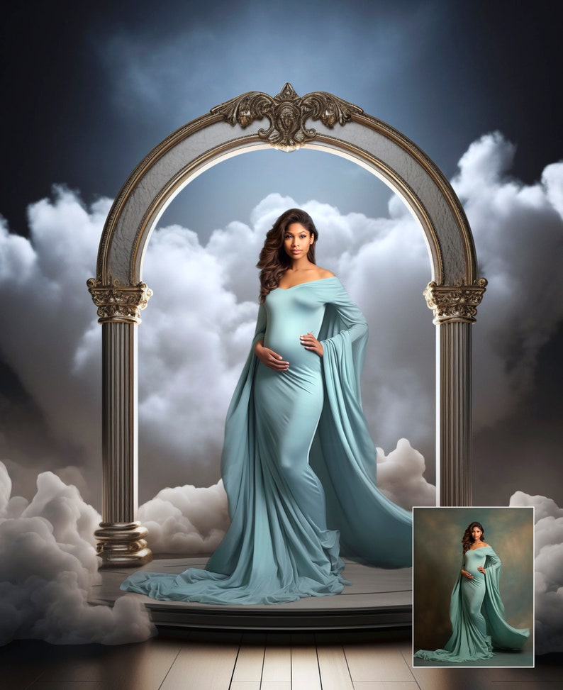 Maternity Digital Backdrops – Goddess Podium Fine Art Backgrounds