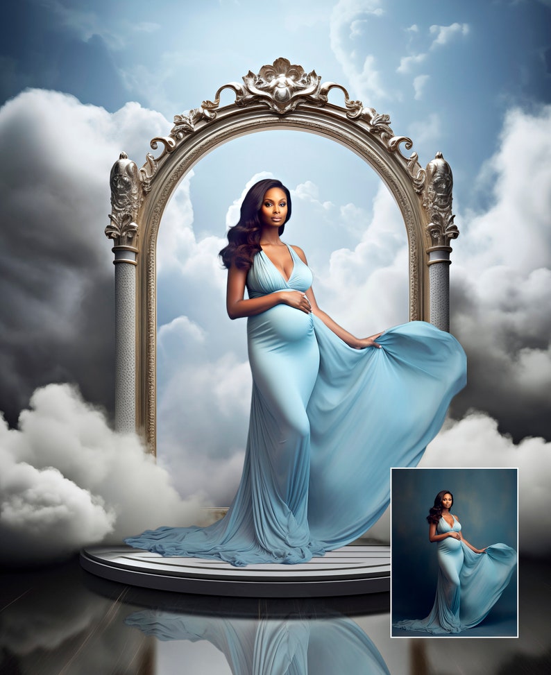 Maternity Digital Backdrops – Goddess Podium Fine Art Backgrounds