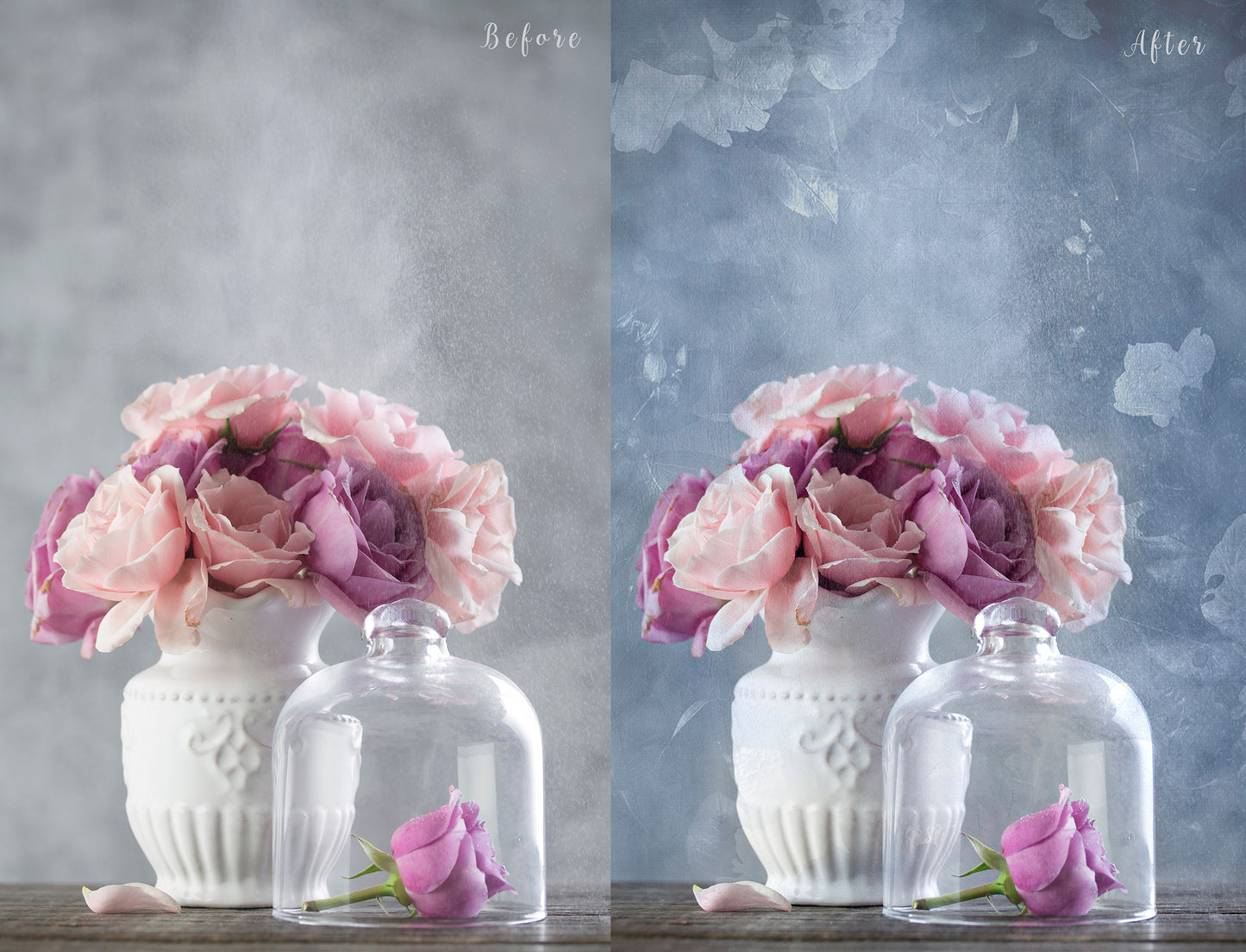 9 Blue Fine Art Floral Digital Background, Digital Overlays, Photoshop Overlays editing, Textures overlays, Maternity newborn Overlay