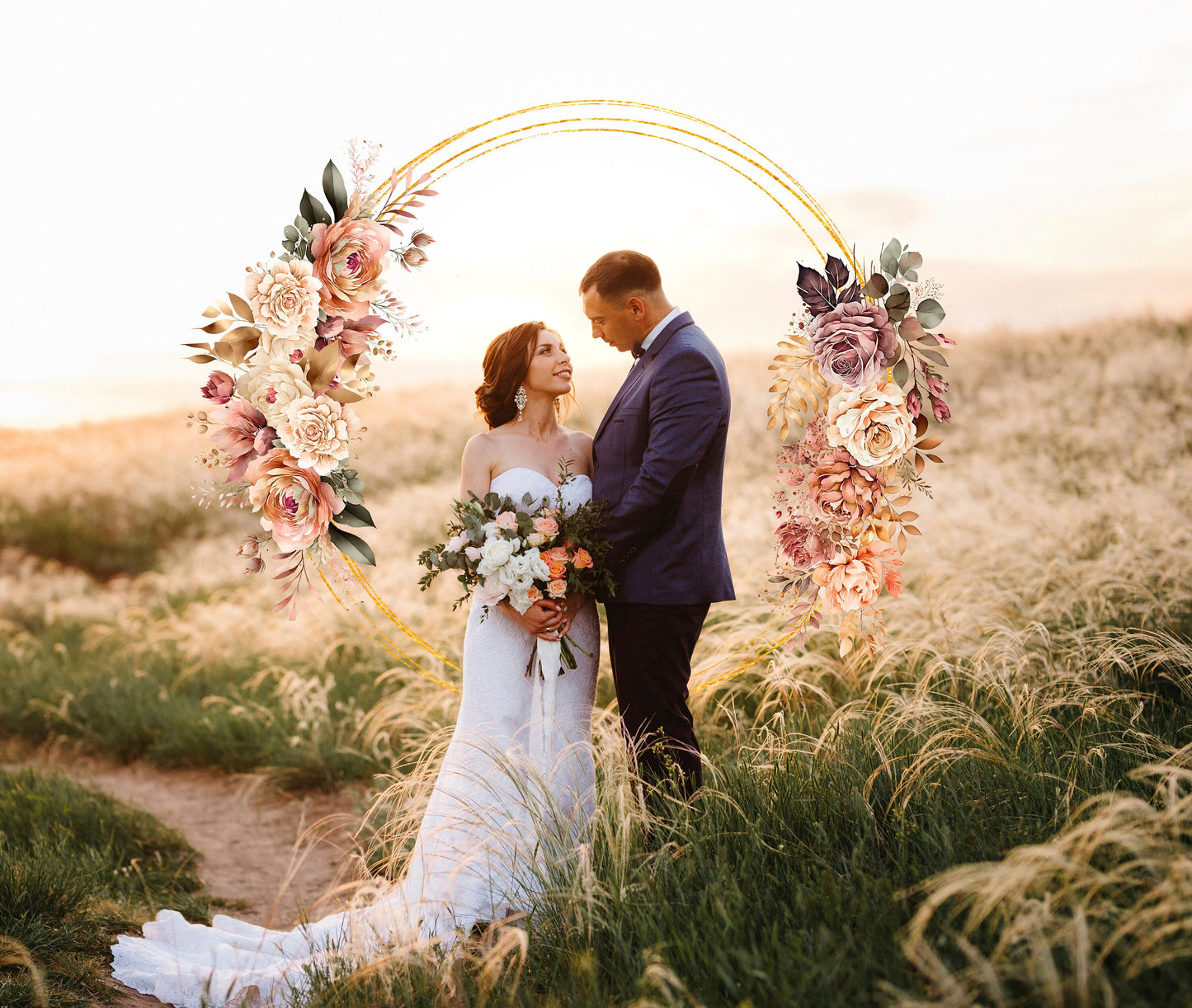 Floral Halo Maternity Rings Digital Overlays Maternity Backdrops Studio Backgraunds Photoshop Maternity Fine Art Textures Photoshop PNG