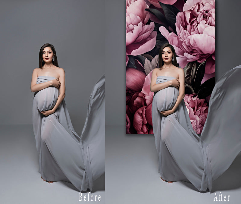20 Fine Art Floral Digital Backdrops Maternity Backdrop Overlays Photography Digital Background Overlays Photoshop Textures Overlays