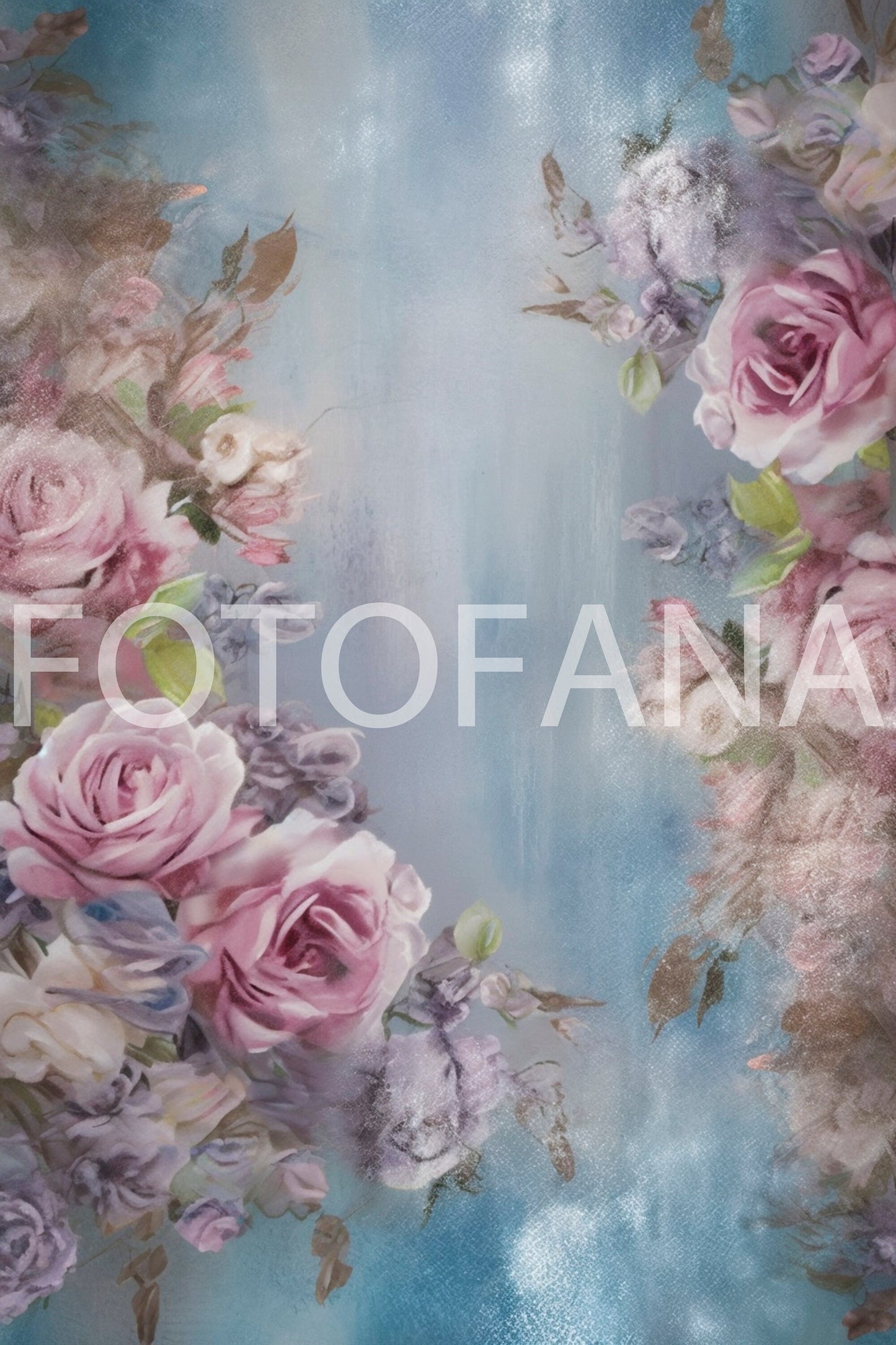 Pastel Roses Floral Fine Art Digital Backdrop Maternity Backdrop Overlays Photography Digital Background Maternity Overlay Photoshop Texture