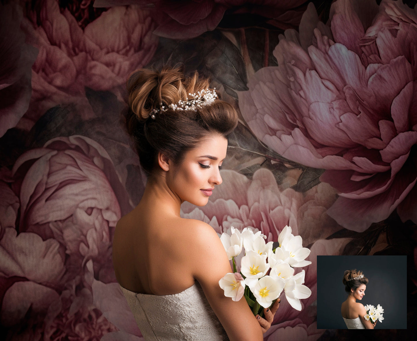 15 Fine Art Floral Digital Backdrop Maternity Backdrop OverlaysPhotography Digital Background Overlays Photoshop Textures Overlay Photoshop