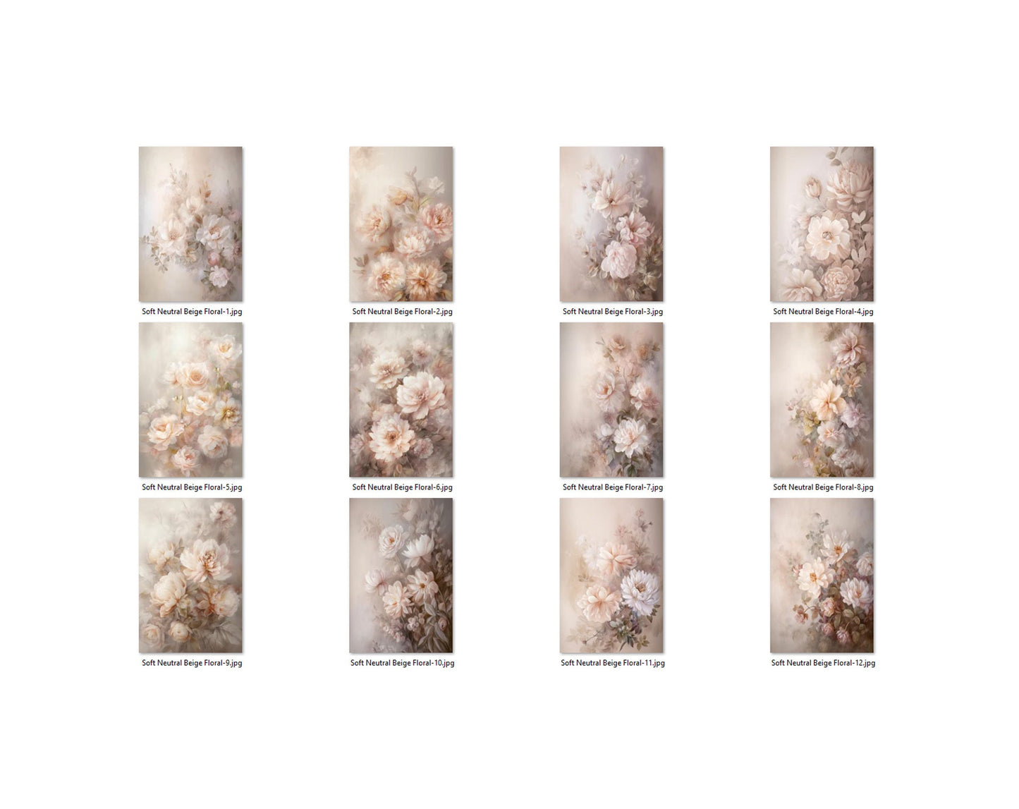 Floral Fine Art Floral Digital Backdrops Maternity Backdrop Overlays Photography Digital Background Overlays Photoshop Textures Overlays JPG