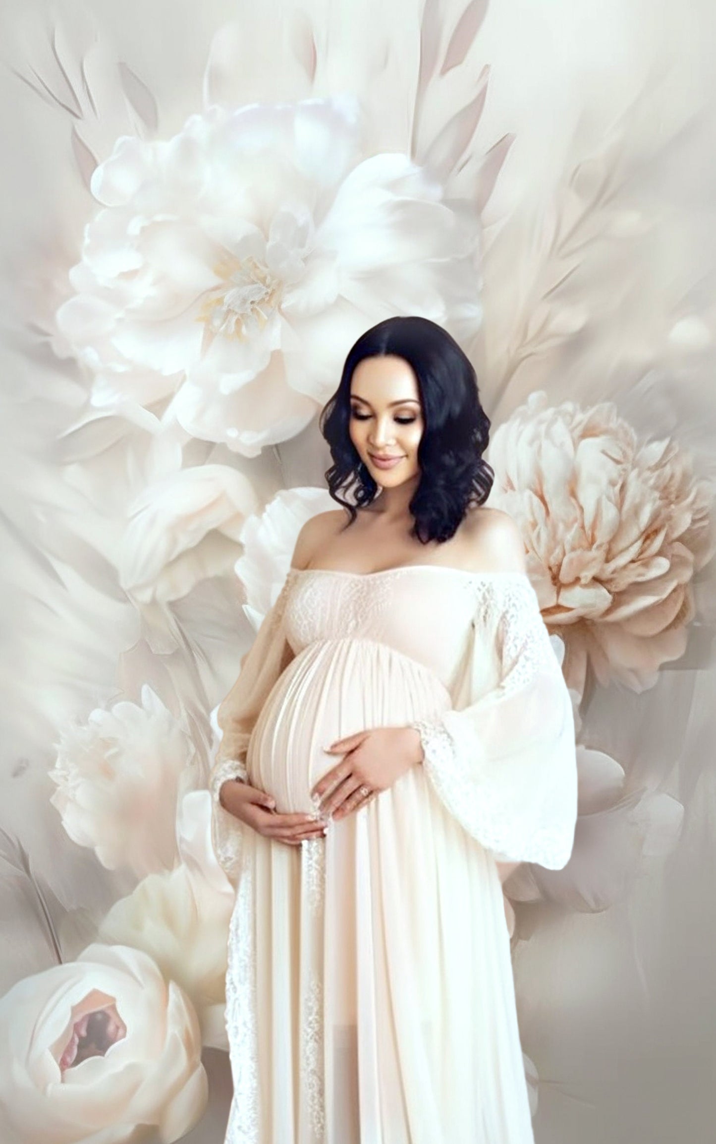 Floral Maternity Fine Art Floral Digital Backdrops Portrait Overlays Photography Digital Background Overlays Photoshop Textures Overlays jpg