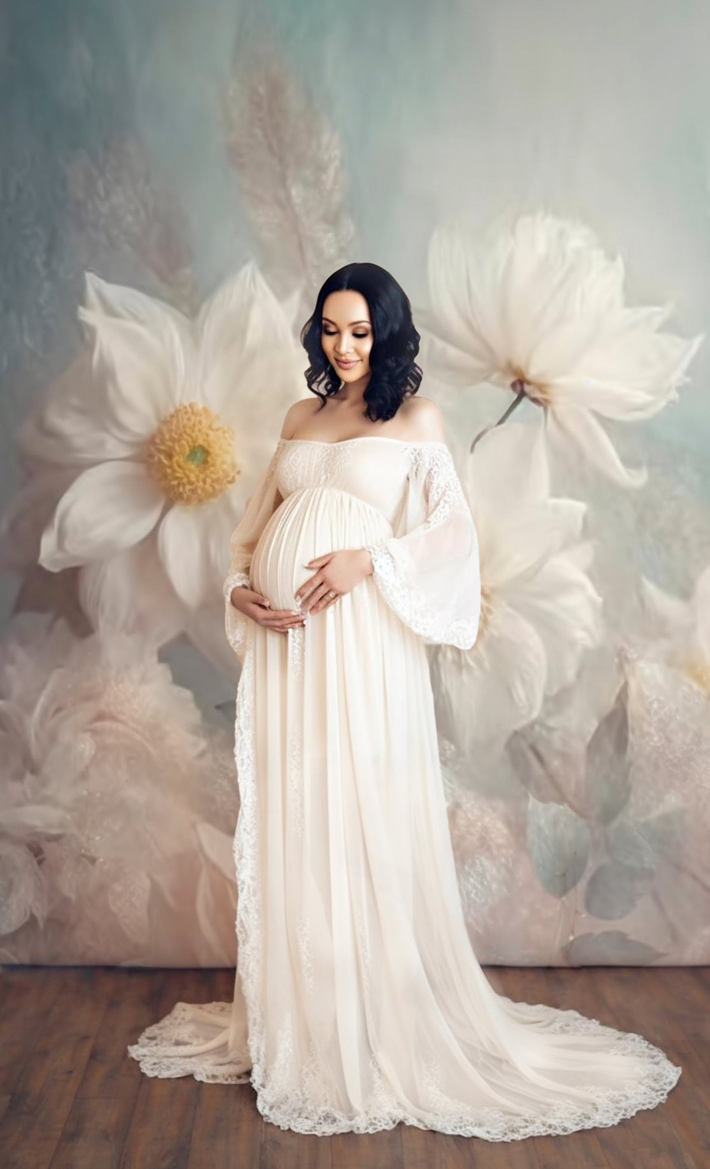 Floral Digital Backdrops Fine Art Floral Digital Backdrops Maternity Backdrop Overlay Photography Digital Overlays Photoshop Textures jpg