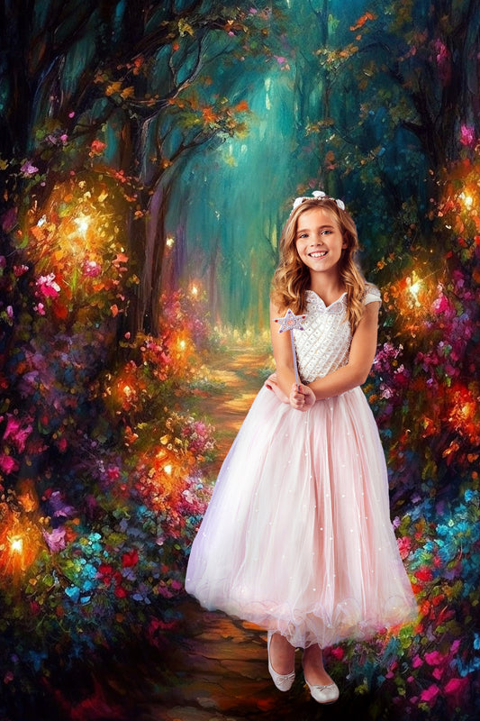 Digital Backdrop Fairytale Digital Background Texture Overlay Enchanted Forest Backdrop Forest Background Photography Fairytale Background