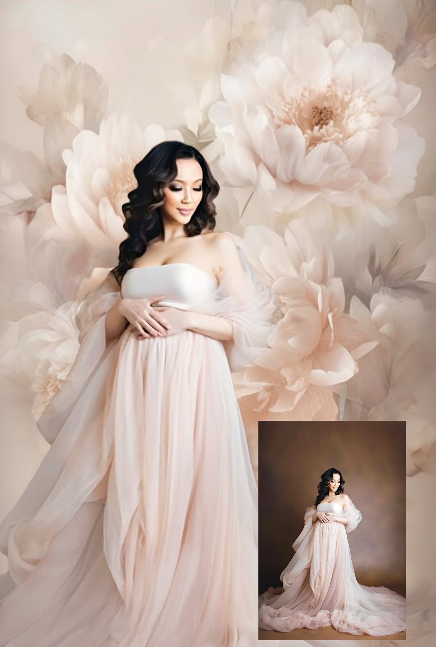 Floral Maternity Fine Art Floral Digital Backdrops Portrait Overlays Photography Digital Background Overlays Photoshop Textures Overlays jpg