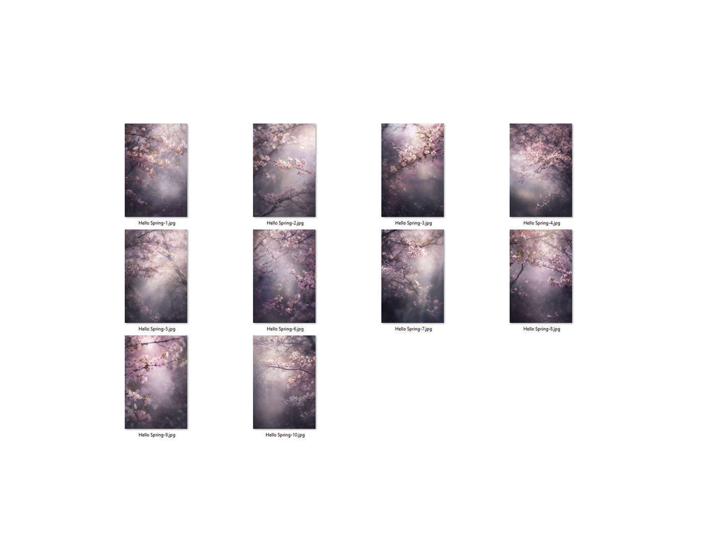 Floral Fine Art Spring Digital Backdrops Maternity Overlays Photography Digital Background Overlays Photoshop Textures Spring Backgrounds