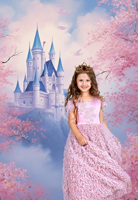 Fairytale Castle Princess Castle Digital Backdrop Download Magical Princess Birthday Magic Castle Fine Art Texture Photography Backdrop Jpg
