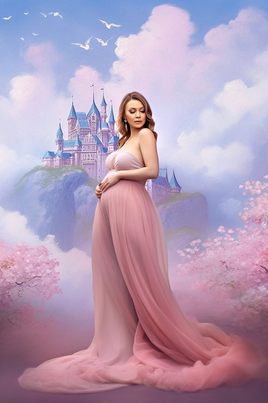 Fairytale Castle Princess Castle Digital Backdrop Download Magical Princess Birthday Magic Castle Fine Art Texture Photography Backdrop Jpg