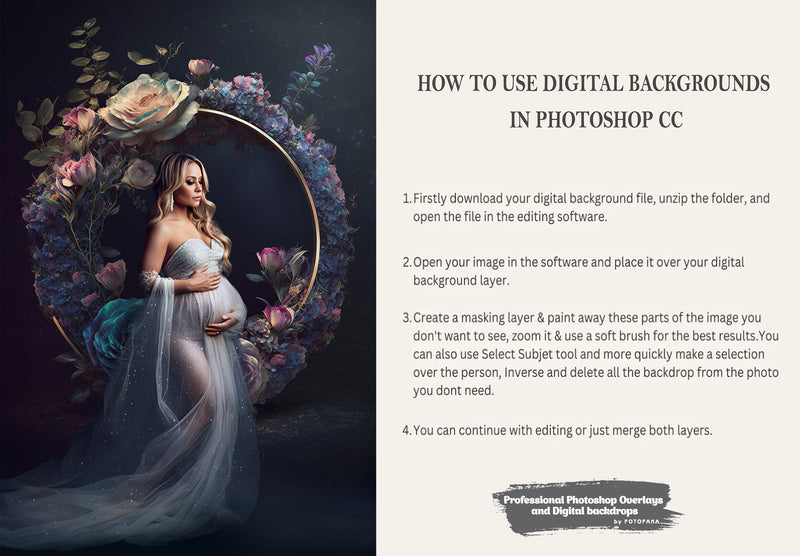 Floral Fine Art Textures Floral Digital Backdrops Maternity Backdrop Overlay Photography Digital Background Overlays Photoshop Textures Jpg