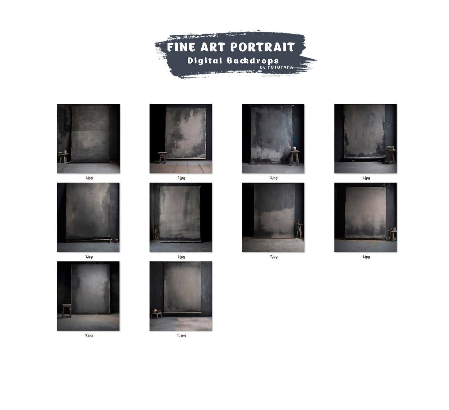 Fine Art Portrait Backdrops for Photoshop Overlays Textures for Photoshop PS Textures Portrait Studio background Digital Skinny Canvas jpg