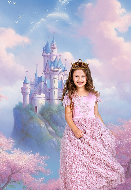 Fairytale Castle Princess Castle Digital Backdrop Download Magical Princess Birthday Magic Castle Fine Art Texture Photography Backdrop Jpg