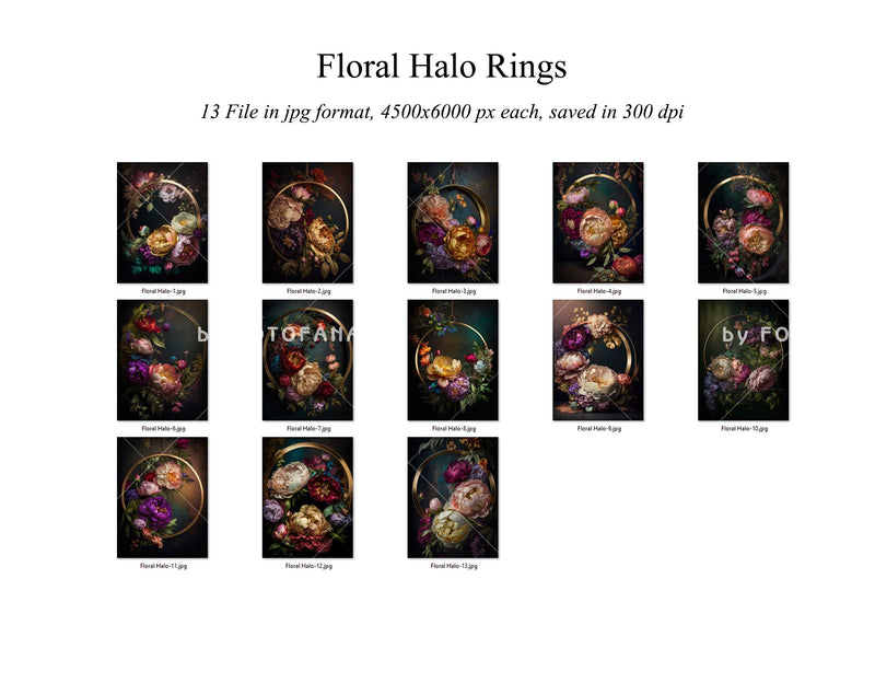 Floral Ring Digital Backdrops Maternity Floral Hoop Digital Backdrop Overlay Maternity Digital Backdrops For Photoshop Floral Halo Jpg