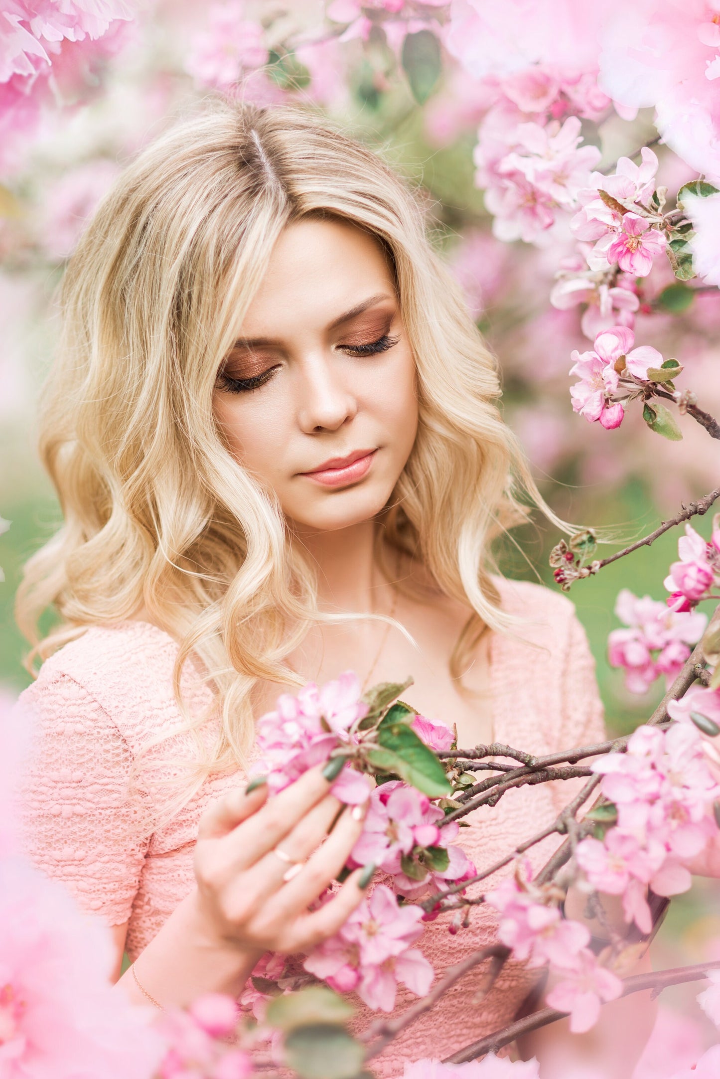 45 Blooming Spring Branch Overlays Digital Flowering Trees Cherry Blossom Photoshop Effect Spring Summer Floral Painted Flower Overlay Photo