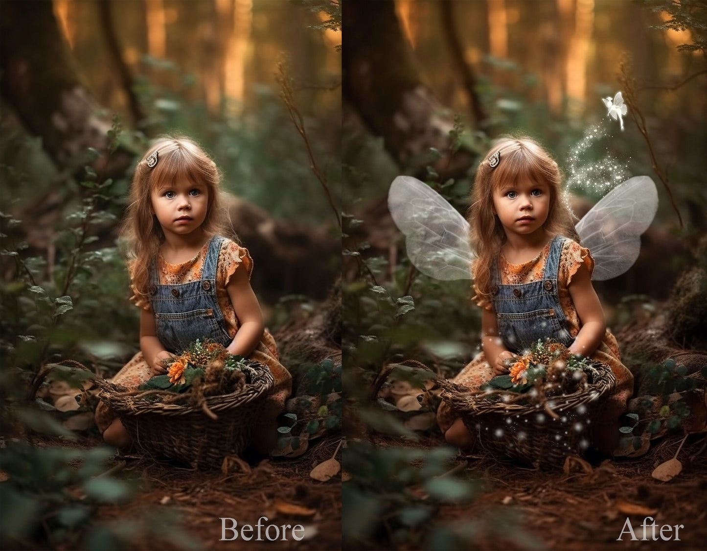 31 Fairy Wings Overlays Digital Fairy Dust Photoshop Overlays Fantasy Fairy PNG Wings Wing Overlays Clipart Digital Overlays Photoshop PNG