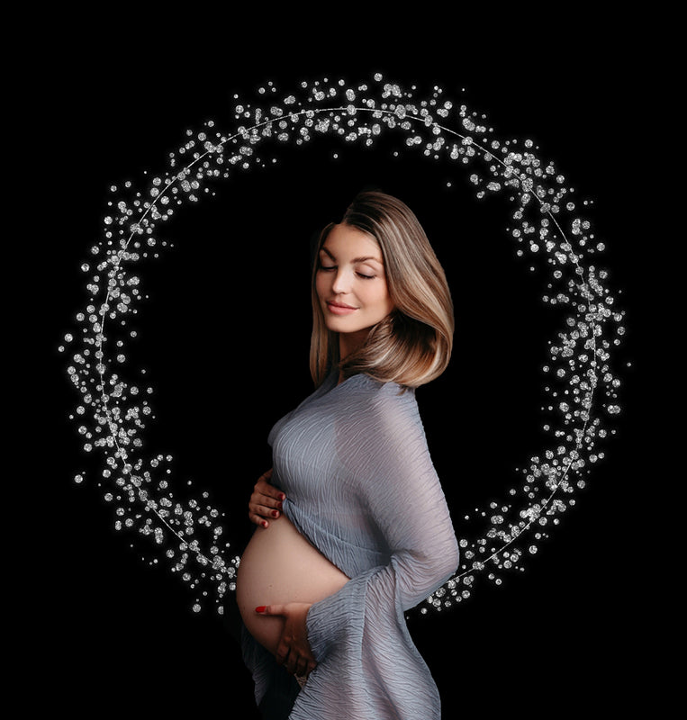 Silver Maternity Ring Png Overlays Halo Scrapbooking Clipart Photoshop Digital Backdrop Studio Ring Overlay Maternity Golden Halo Background