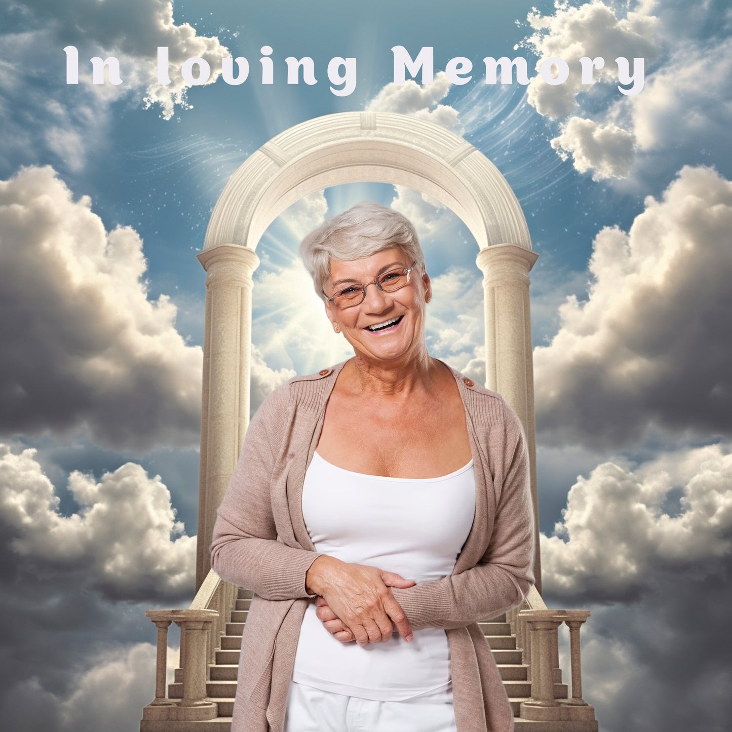 Stairway To Heaven Background Sky overlays Road to Heven Cloud overlay Digital sky Condolences Card Instant Download Pet Memorial Backdrop