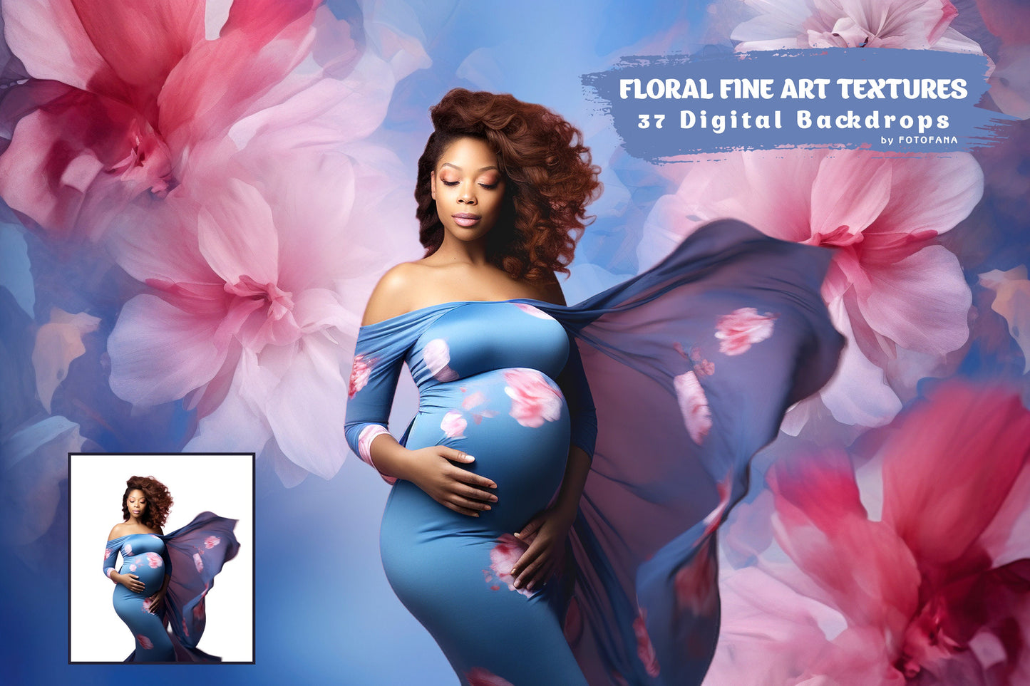 37 Floral Fine Art Textures Floral Digital Backdrops Maternity Backdrop Overlay Photography Digital Background Overlays Photoshop Textures