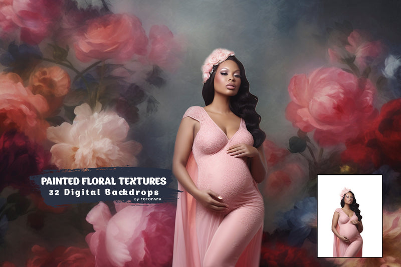 32 Floral Fine Art Portrait Texture Photography Digital Background Photoshop Overlays Editing Maternity Textures Overlays Photo Overlay Jpg