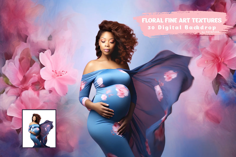 Floral Fine Art Textures Floral Digital Backdrops Maternity Backdrop Overlay Photography Digital Background Overlays Photoshop Textures Jpg