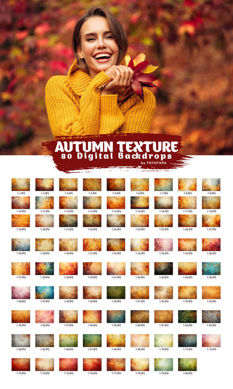 Autumn Textures for Photoshop