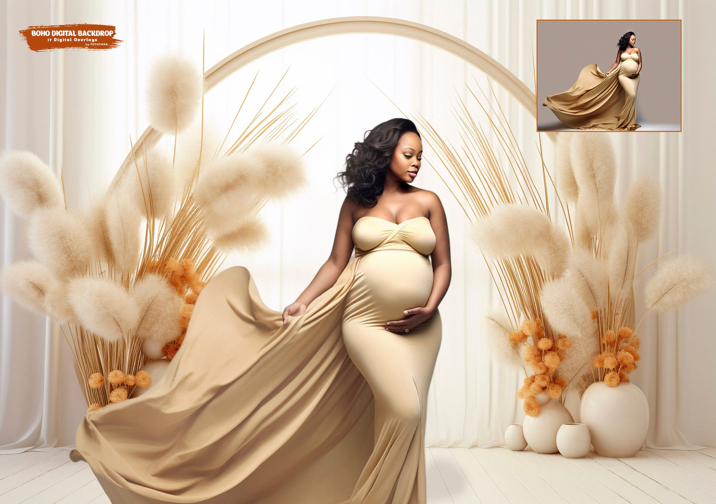 Boho Natural Arch Digital Backdrops Maternity Backdrop Studio Backdrop Overlay Boho Arch Maternity Fine Art Textures Photoshop Overlay Jpg