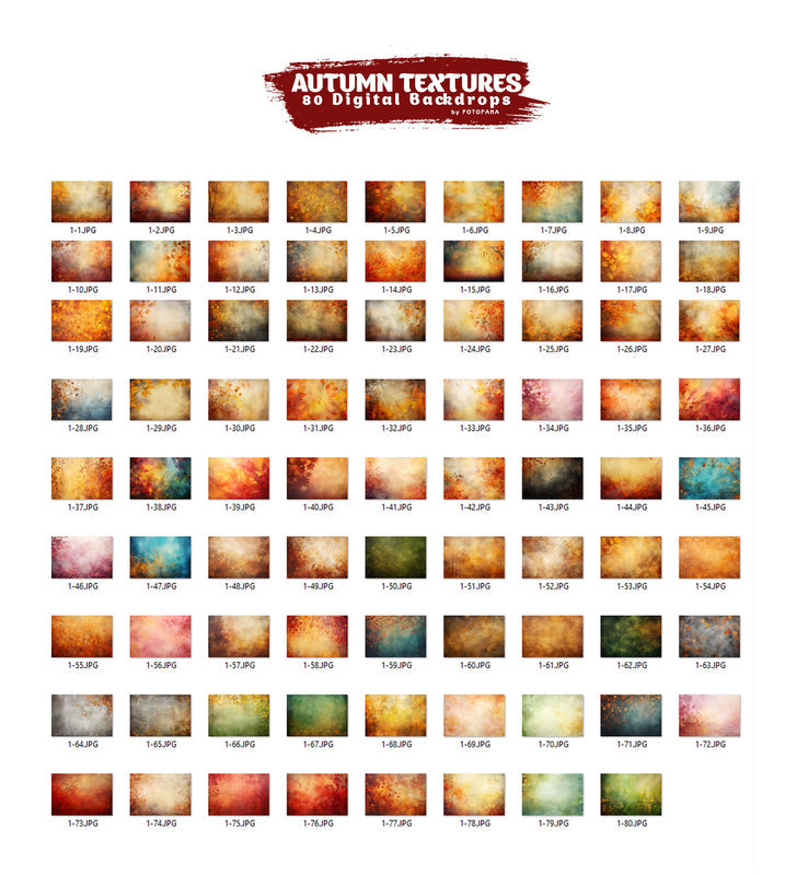 Autumn Textures for Photoshop