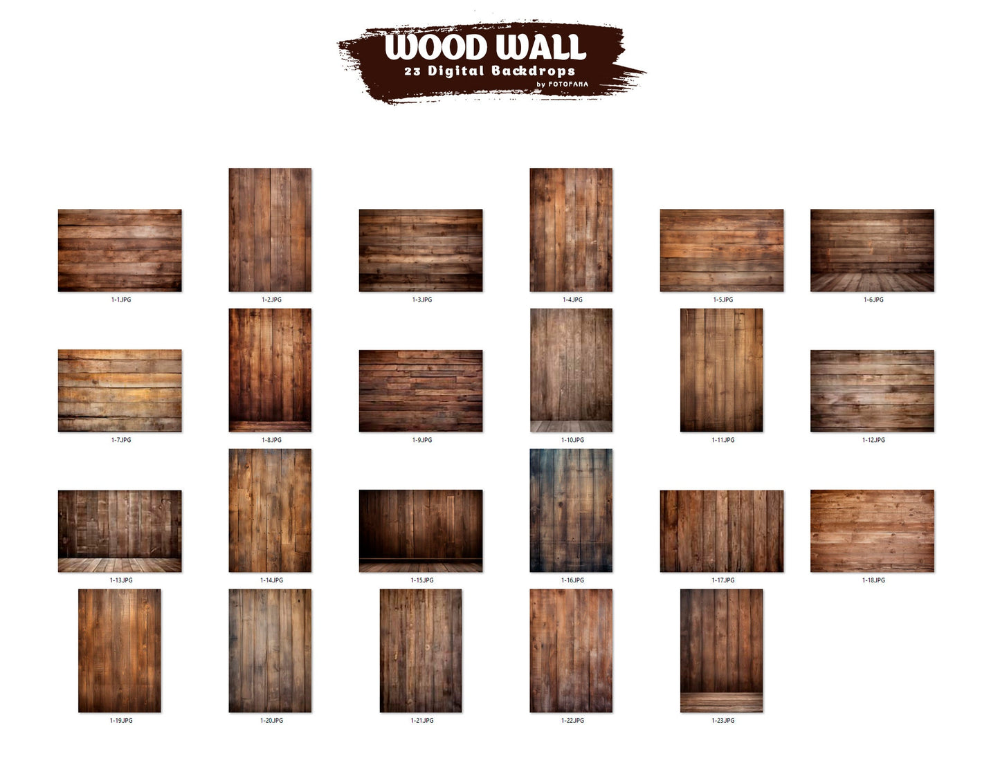 Wood Wall Digital Backdrop Studio Digital Background Photography Backdrop Photoshop Overlay Backdrop Photographers Senior Backdrop Senior