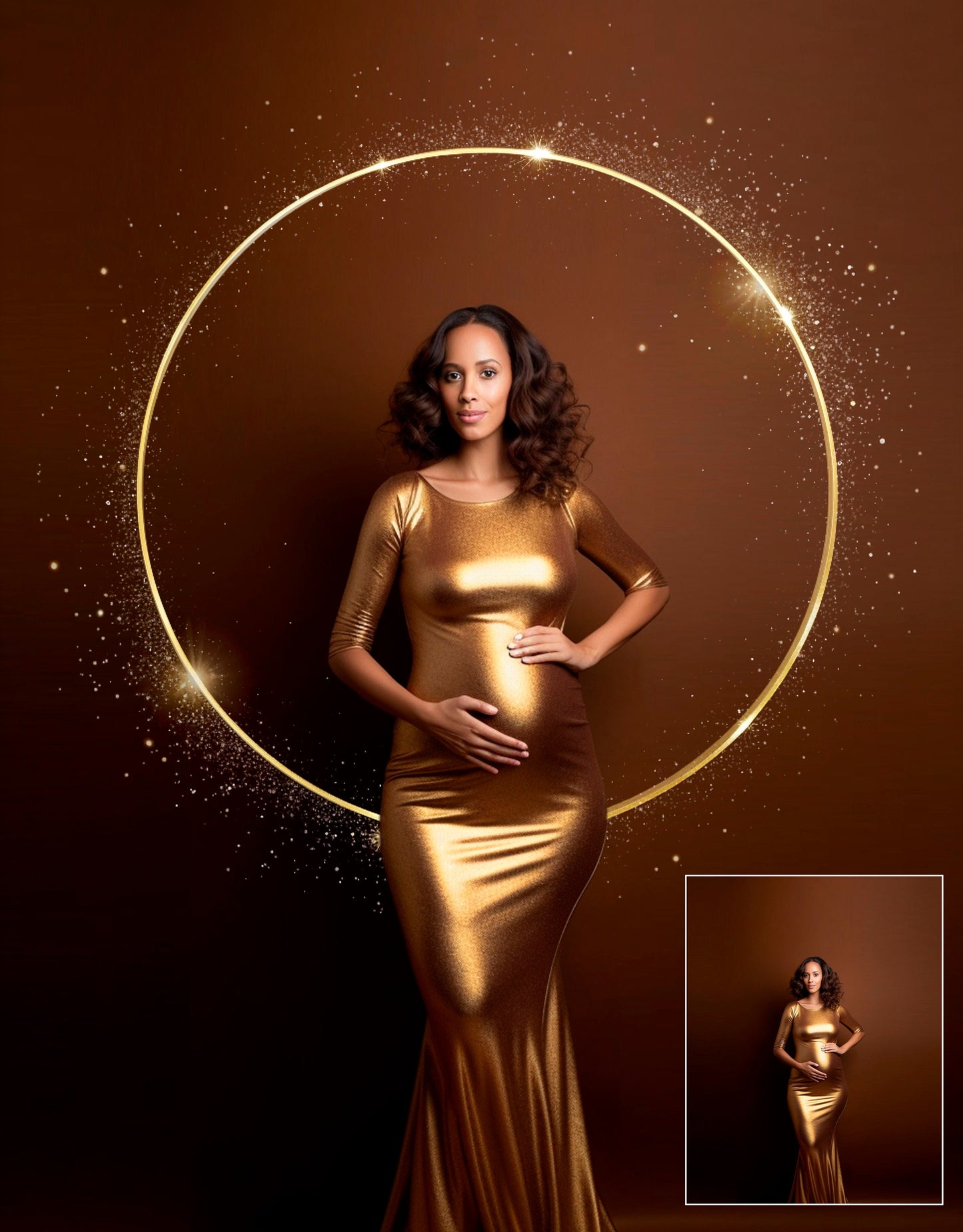 30 Shining Ring Maternity Overlays Gold Maternity Rings Circle Overlays Light Maternity Light Ring Circles Ring Light Maternity Backdrop JPG