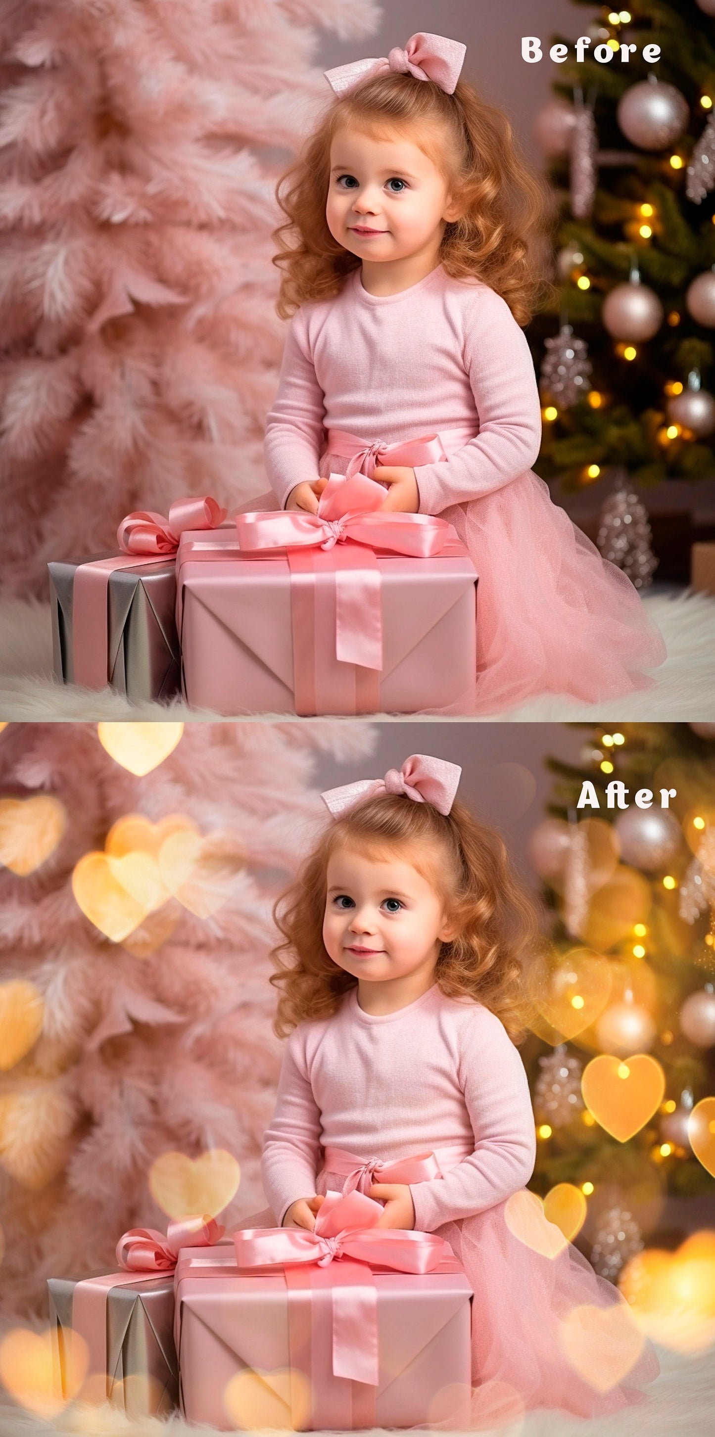 Heart Bokeh Overlays Photoshop Overlays Overlay Love Heart Pink Hearts Gold Hearts Christmas Overlays Photoshop Backdrop Valentine Overlays