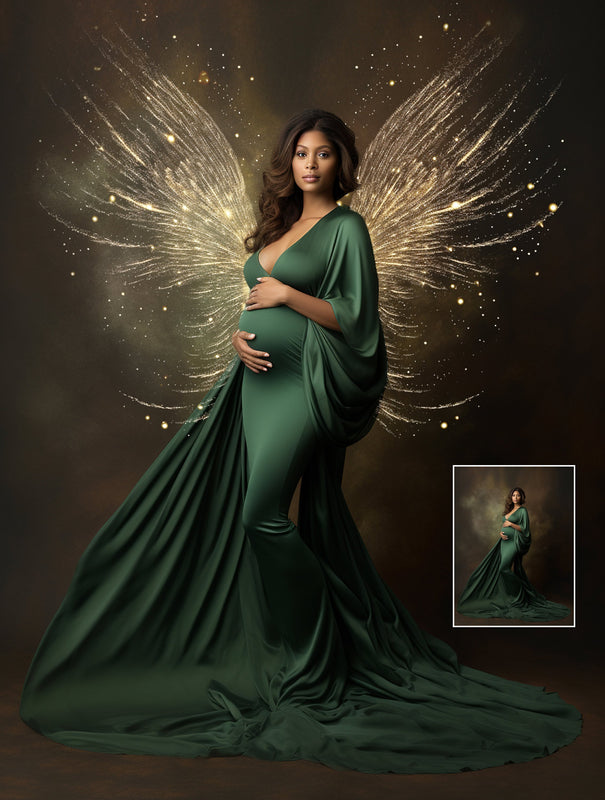 Golden Glitter Wings Fairy Wings Digital Overlays Maternity Backdrop Overlay Studio Backdrops Photoshop Maternity Fine Art Textures Overlays