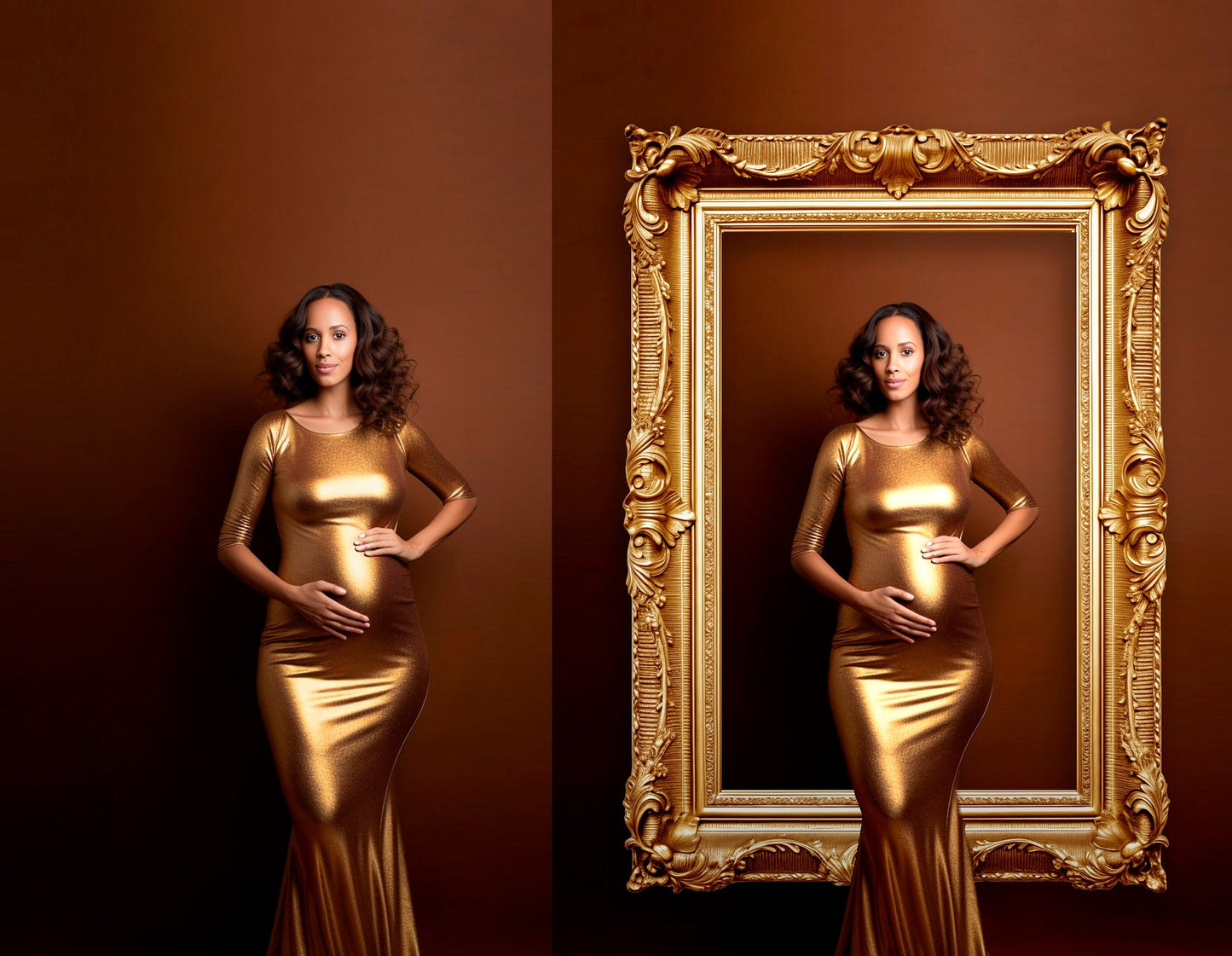Frame Digital Overlays Maternity Studio Photoshop