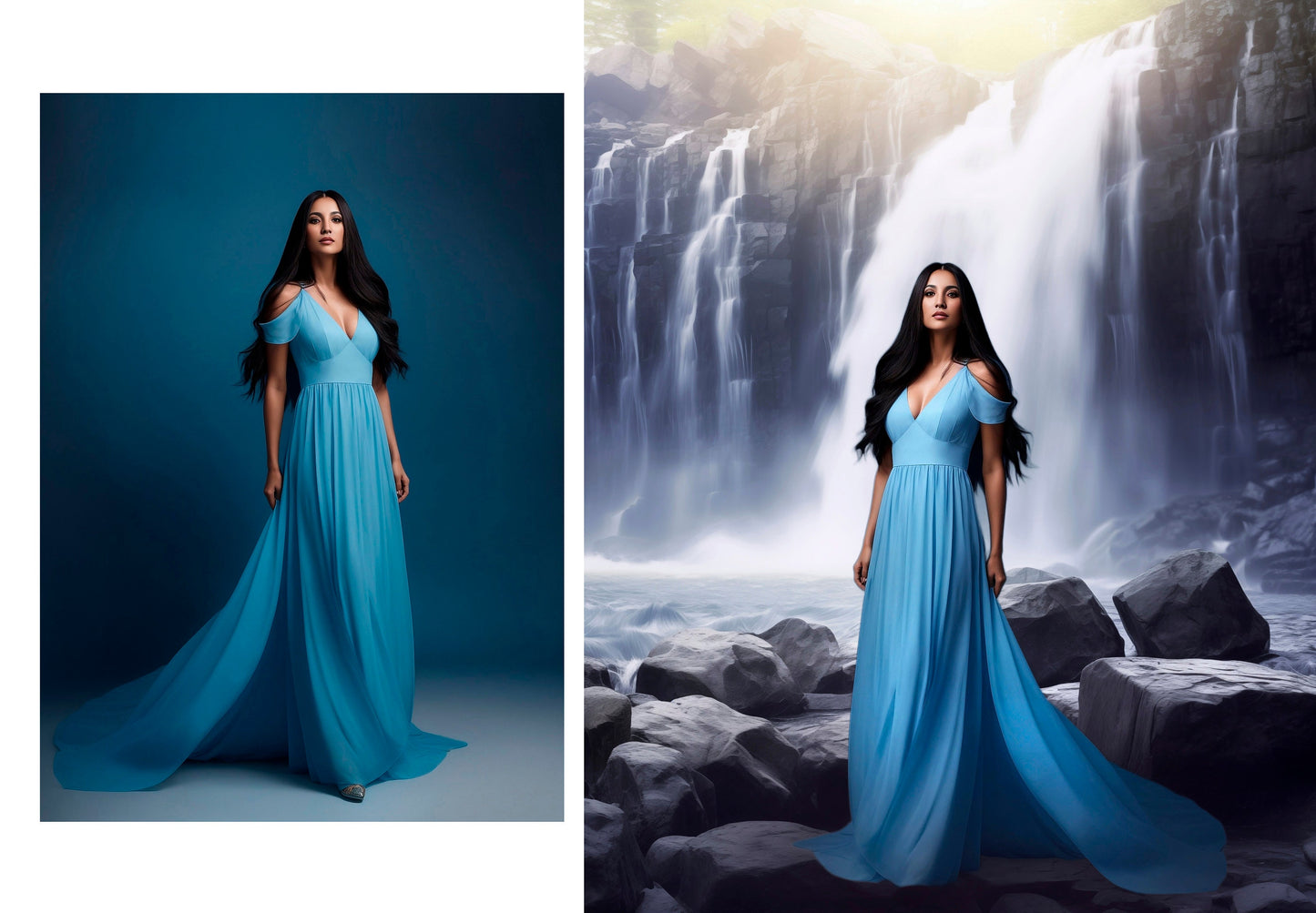 15 Waterfall Backdrops Digital Maternity Overlays Maternity Backgrounds Wedding Studio Backdrops Fine Art Textures Portrait Photoshop