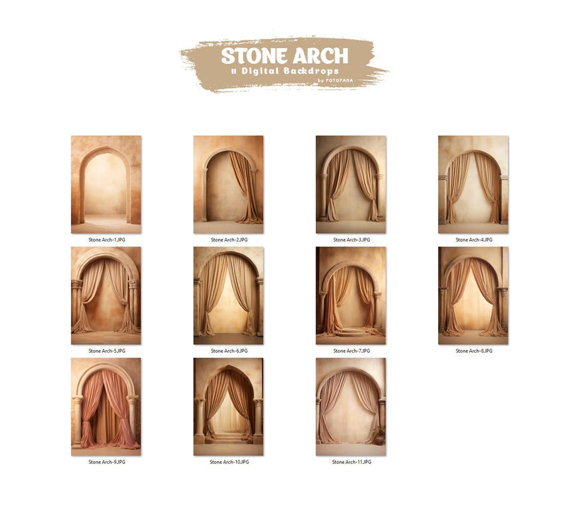 Arch Digital Backdrops Maternity Backdrop Overlays Studio Backdrop Boho Overlays Fine Art Textures Photoshop Overlays Digital Backgrounds